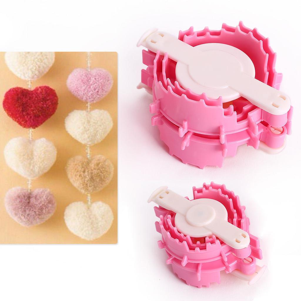 Pom Pom Maker DIY Craft Tool Set (2 Sizes) by HitMyNeed