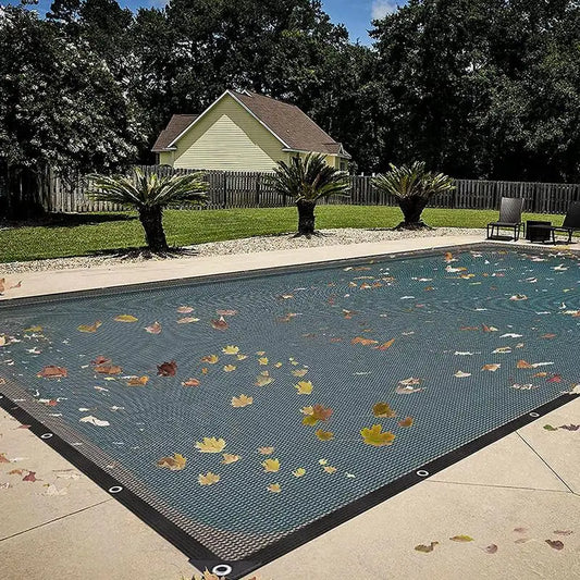 Pool Leaf Net Cover for Rectangular Inground & Above Ground Pools by HitMyNeed