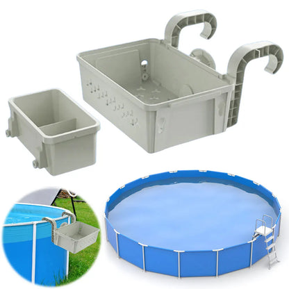 Poolside Storage Baskets with Cup Holders by HitMyNeed