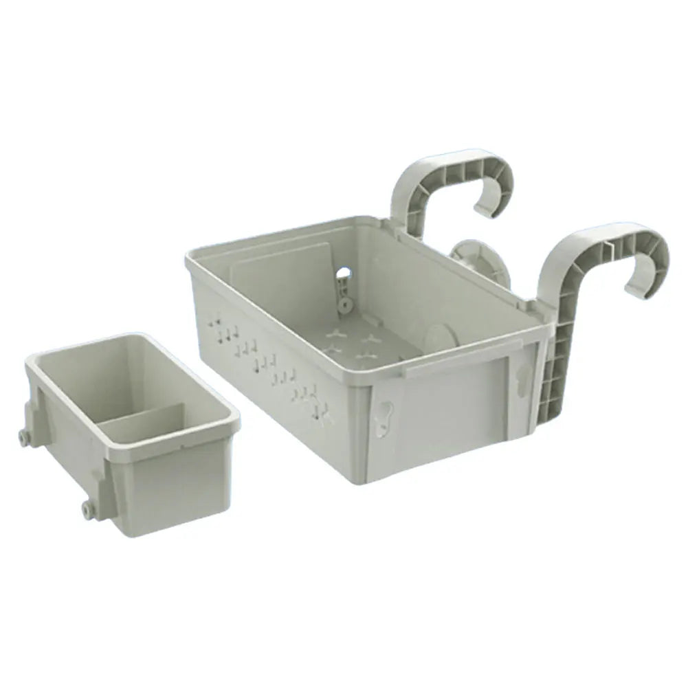 Poolside Storage Baskets with Cup Holders by HitMyNeed