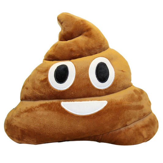 Poop Emoji Pillow Soft Cushion 28cm by HitMyNeed