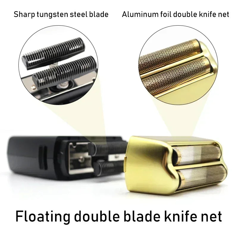 POP Barbers P620 11000 RPM Double Foil Beard Shaver by HitMyNeed