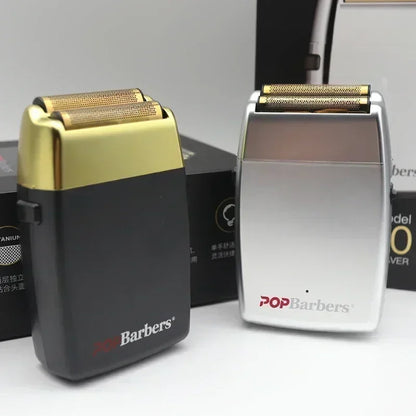 POP Barbers P620 11000 RPM Double Foil Beard Shaver by HitMyNeed
