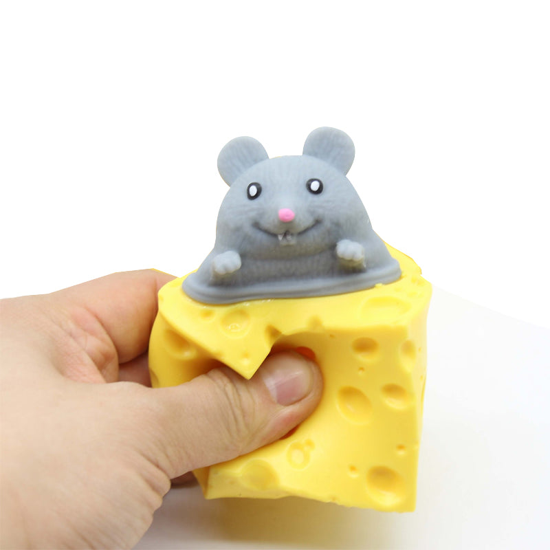Pop-Up Mouse and Cheese Stress Relief Fidget Toy by HitMyNeed