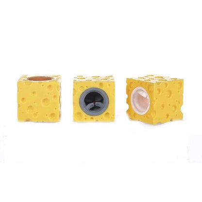 Pop-Up Mouse and Cheese Stress Relief Fidget Toy by HitMyNeed