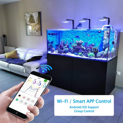 PopBloom RL90 WiFi Full Spectrum Reef Aquarium Light by HitMyNeed