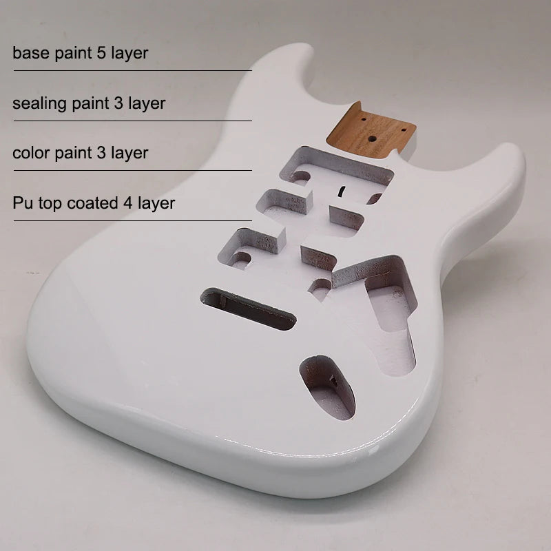Poplar Electric Guitar Body for DIY Builds by HitMyNeed