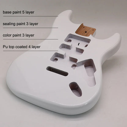 Poplar Electric Guitar Body for DIY Builds by HitMyNeed