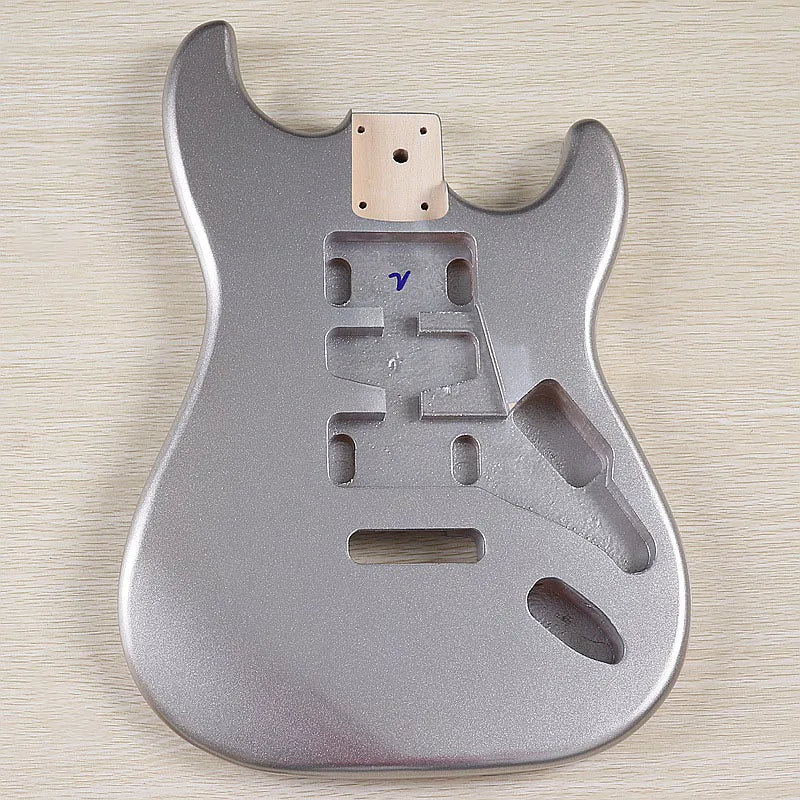 Poplar Electric Guitar Body for DIY Builds m11-silver by HitMyNeed