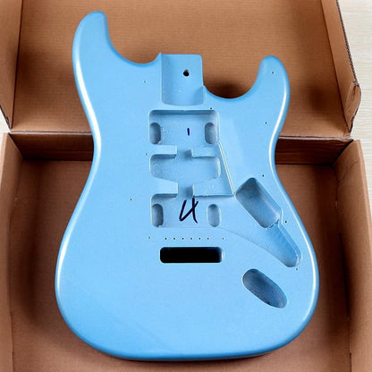 Poplar Electric Guitar Body for DIY Builds m12-metallic-blue by HitMyNeed