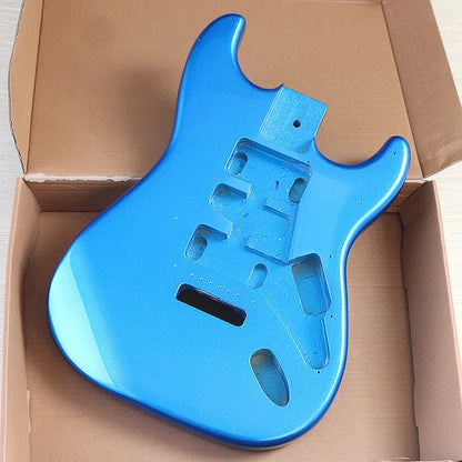 Poplar Electric Guitar Body for DIY Builds m2-metallic-blue by HitMyNeed