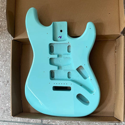 Poplar Electric Guitar Body for DIY Builds m8-light-green by HitMyNeed
