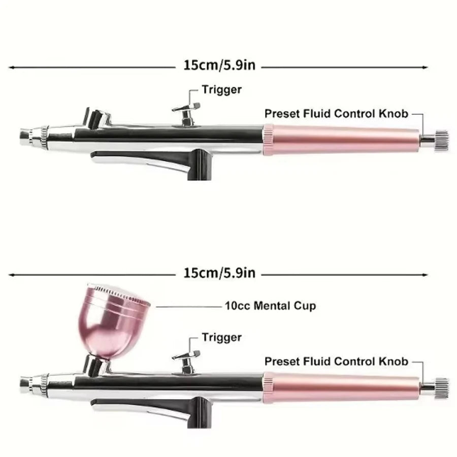 Portable 0.3mm Single Action Airbrush Spray Pen by HitMyNeed