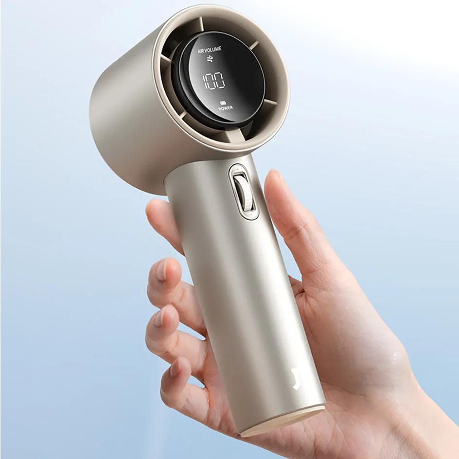 Portable 100-Speed Bladeless Handheld Fan USB Rechargeable by HitMyNeed