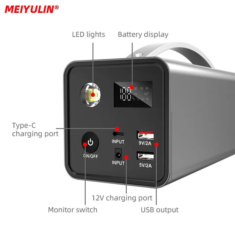 Portable 118Wh Solar Power Station 32000mAh by HitMyNeed
