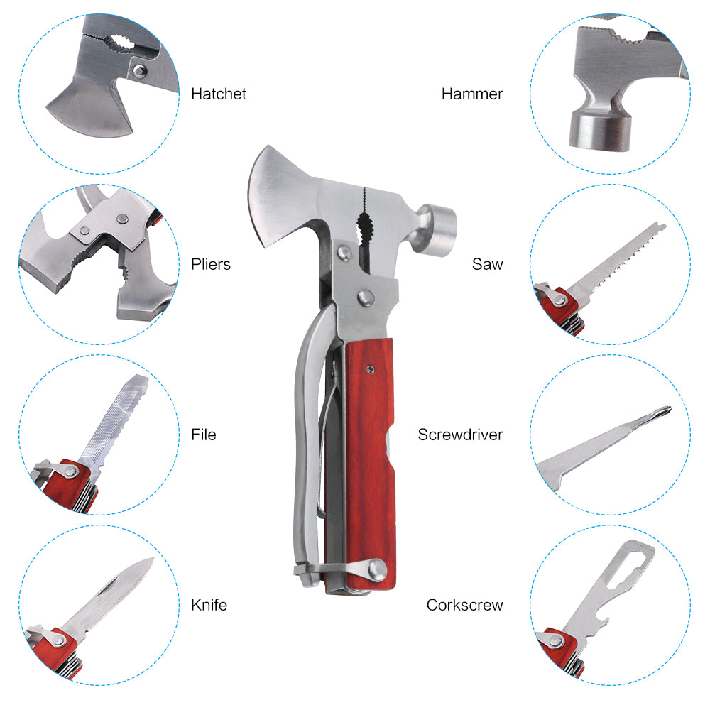Portable 12-in-1 Stainless Steel Pocket Multi-Tool by HitMyNeed