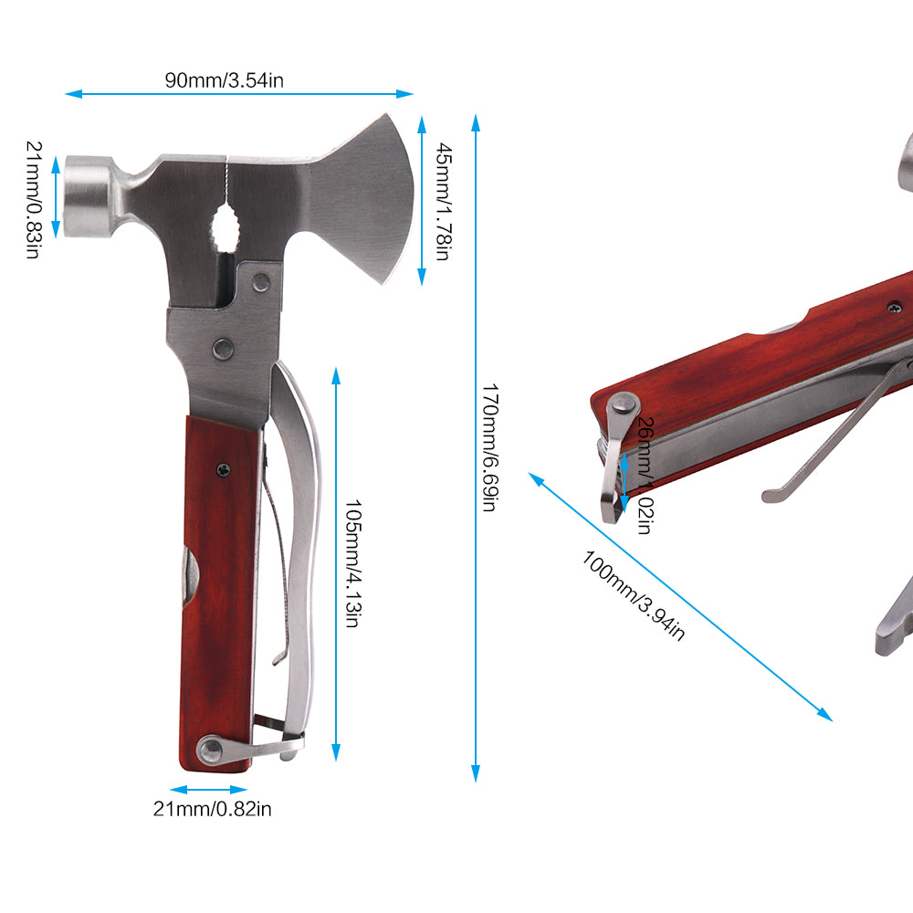 Portable 12-in-1 Stainless Steel Pocket Multi-Tool by HitMyNeed