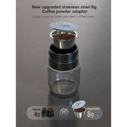 Portable 12V Espresso Coffee Maker for Car & Home by HitMyNeed