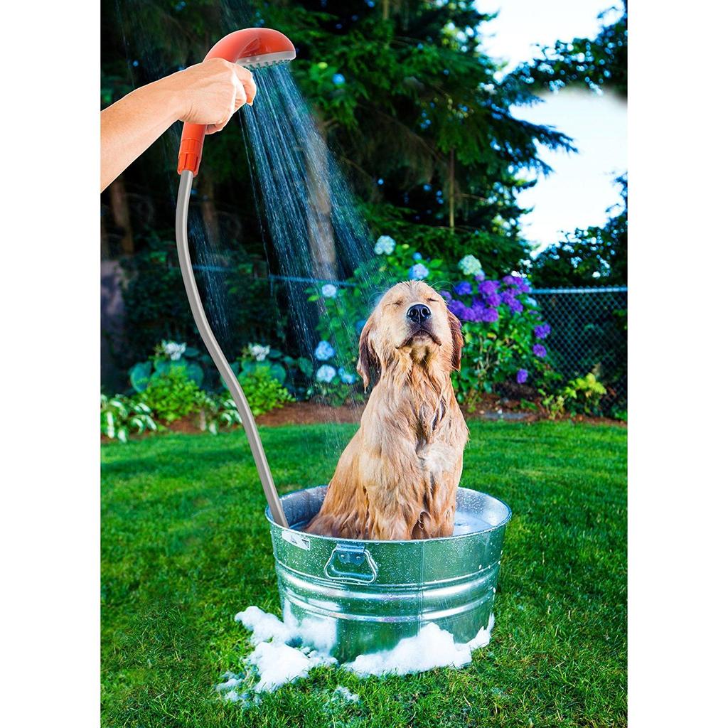 Portable 12V Outdoor Camping Shower Kit by HitMyNeed