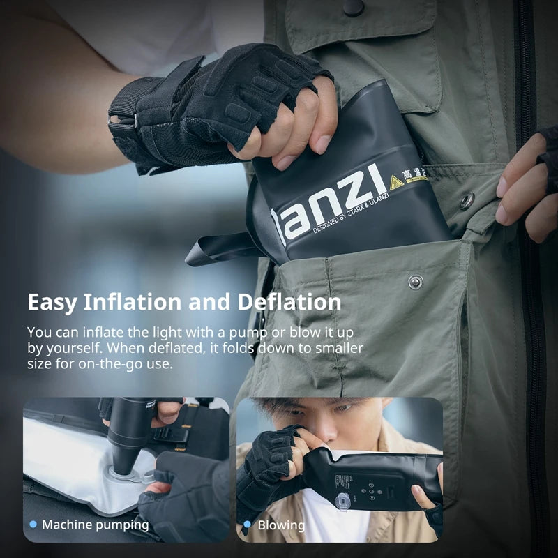 Portable 12W Bi-Color Magnetic Tube Light 2700K-6500K by HitMyNeed