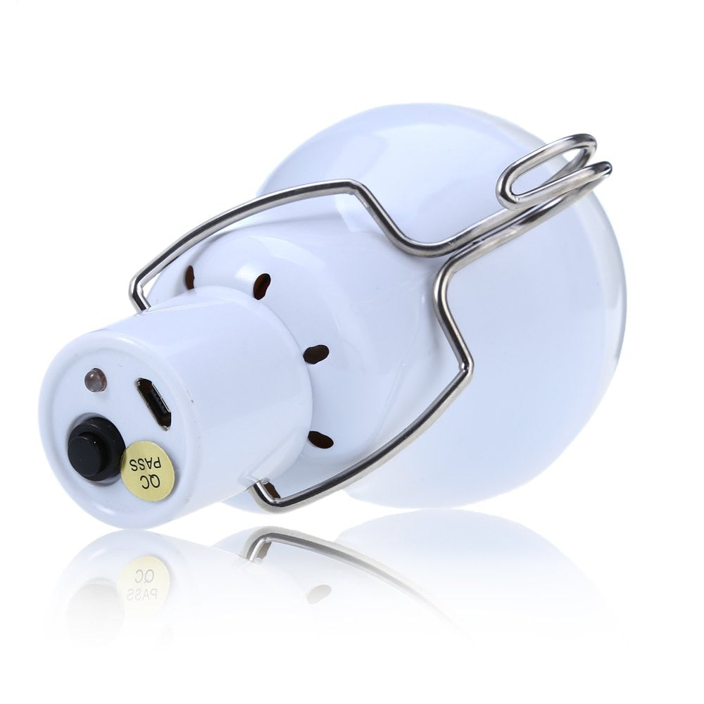 Portable 15W Solar LED Light Bulb with Panel by HitMyNeed