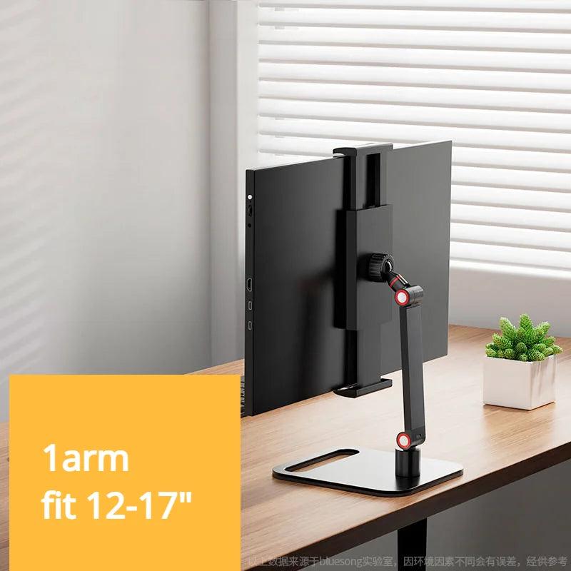 Portable 16" Monitor Desk Stand with VESA Mount by HitMyNeed