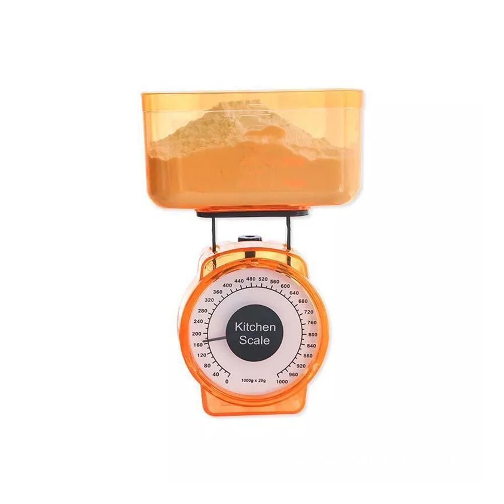 Portable 1kg Mechanical Kitchen Scale with Bowl by HitMyNeed