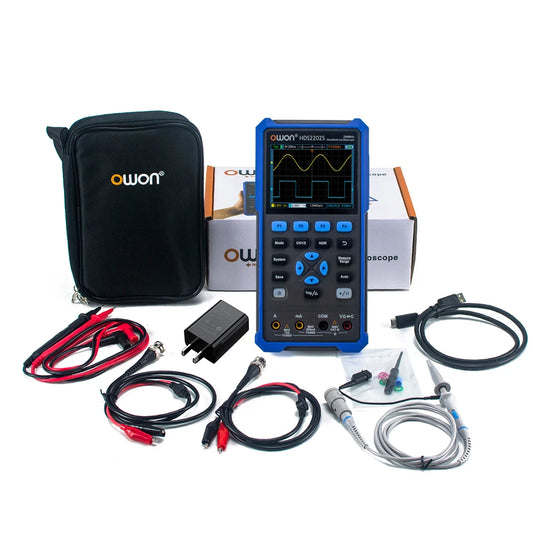 Portable 2‑Channel Digital Oscilloscope 100/200MHz 3‑in‑1 hds2102s by HitMyNeed