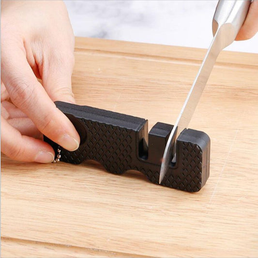 Portable 2-Stage Knife Sharpener Keychain by HitMyNeed