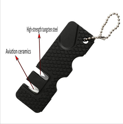 Portable 2-Stage Knife Sharpener Keychain by HitMyNeed