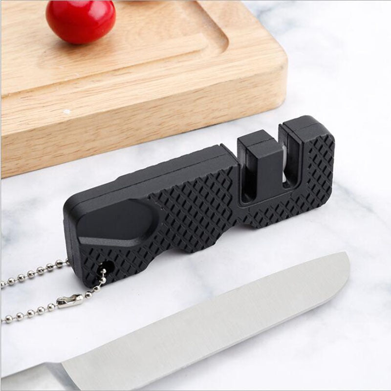 Portable 2-Stage Knife Sharpener Keychain by HitMyNeed