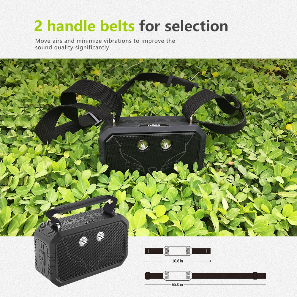 Portable 20W Bluetooth Speaker with LED Flashlight by HitMyNeed