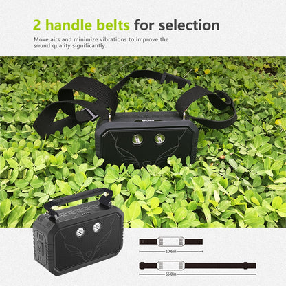 Portable 20W Bluetooth Speaker with LED Flashlight by HitMyNeed