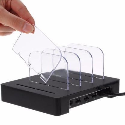 Portable 4-Port USB Charging Hub with Stand by HitMyNeed