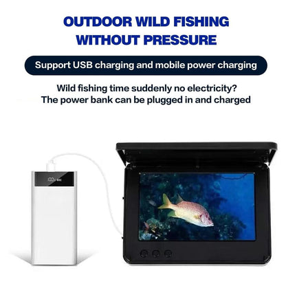 Portable 4.3" 1080P Underwater Fish Finder Camera by HitMyNeed