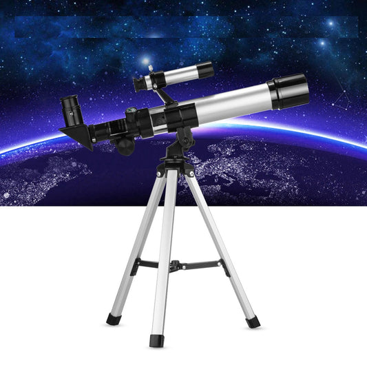 Portable 50mm Refractor Telescope with Tripod by HitMyNeed