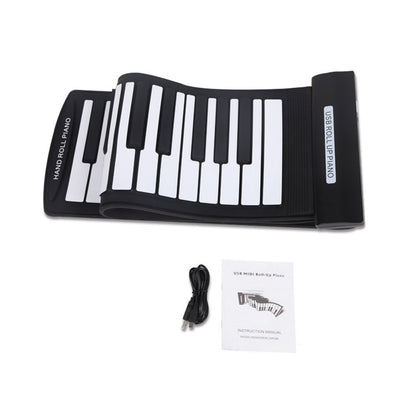 Portable 61-Key Roll Up Piano Keyboard by HitMyNeed