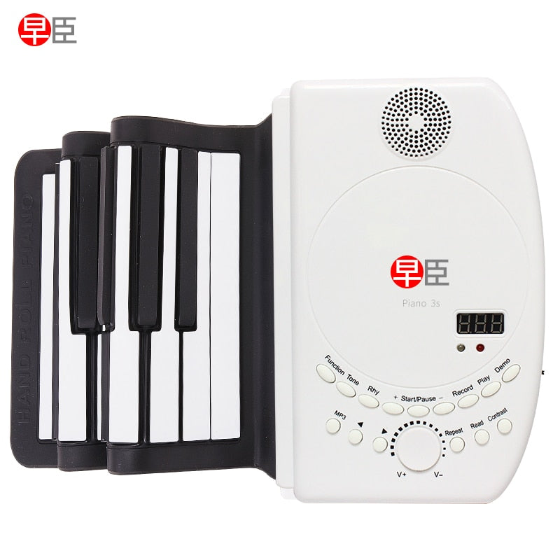 Portable 88-Key Roll-Up Piano Keyboard by HitMyNeed