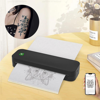 Portable A4 Inkless Bluetooth Thermal Printer by HitMyNeed