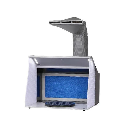 Portable Airbrush Spray Booth with LED & Dual Fans by HitMyNeed