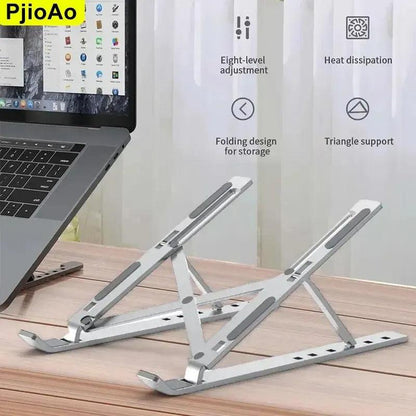 Portable Aluminum Ergonomic Laptop Stand 10-16" by HitMyNeed