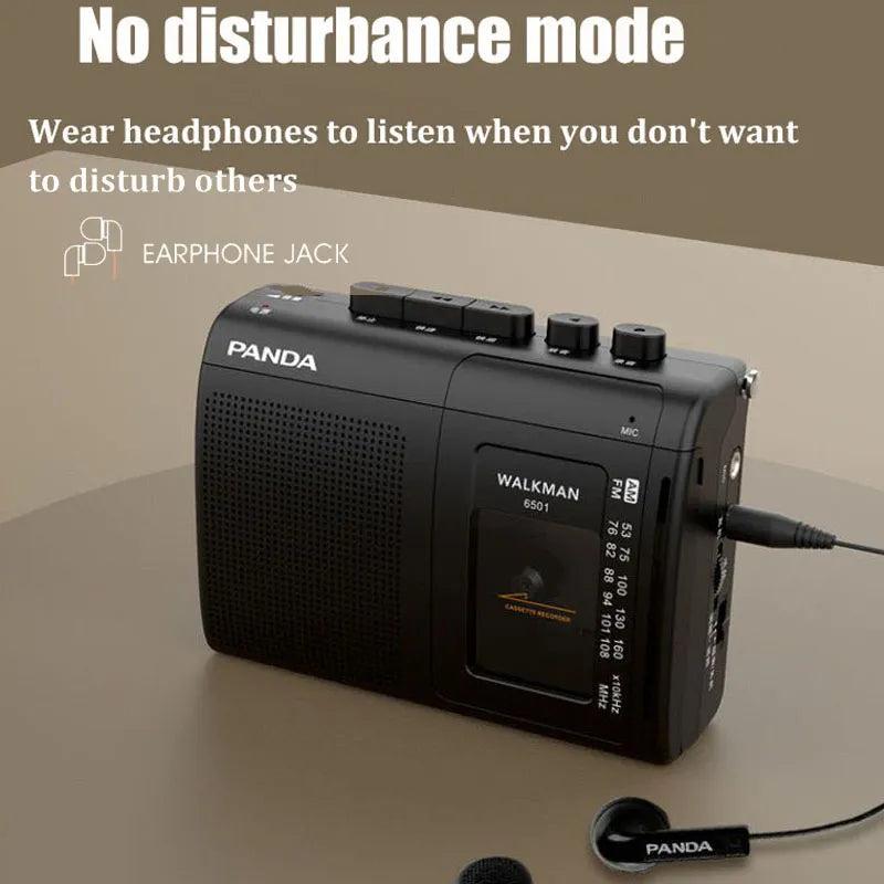 Portable AM/FM Retro Cassette Player with Recorder by HitMyNeed