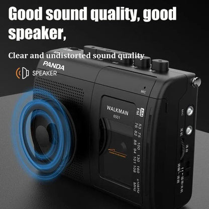 Portable AM/FM Retro Cassette Player with Recorder by HitMyNeed