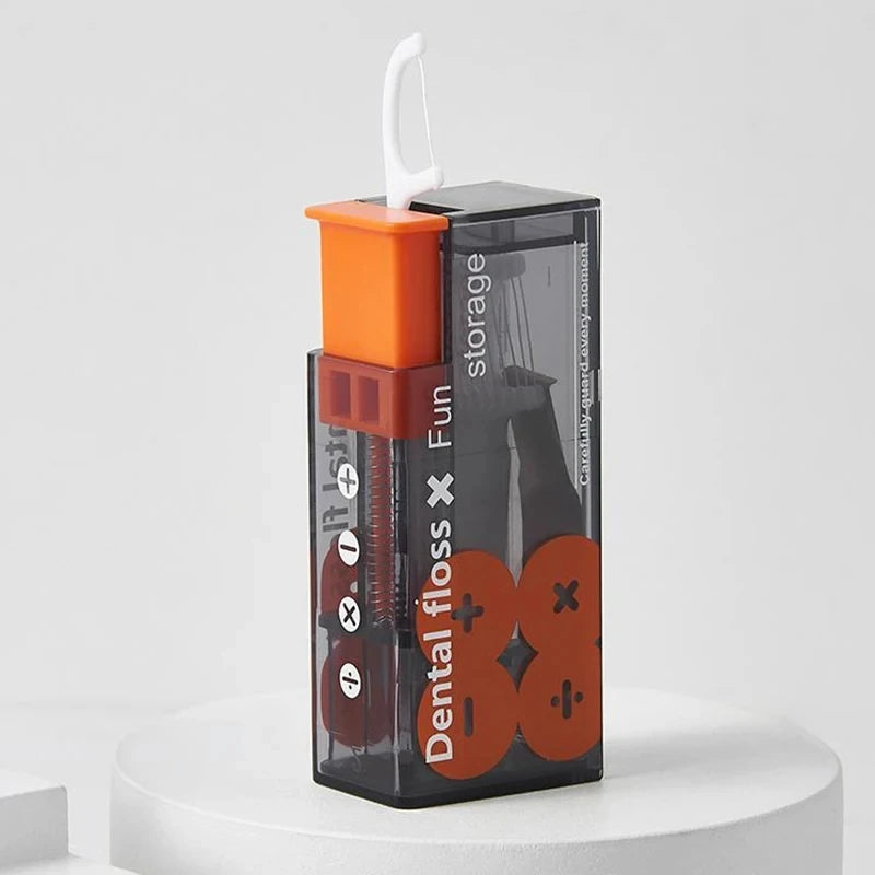 Portable Automatic Floss Dispenser with 10 Sticks by HitMyNeed