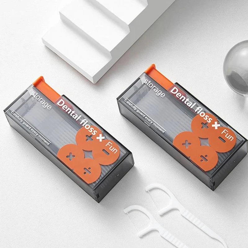 Portable Automatic Floss Dispenser with 10 Sticks by HitMyNeed