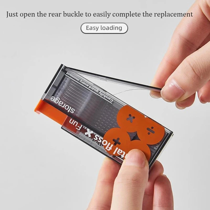 Portable Automatic Floss Dispenser with 10 Sticks by HitMyNeed