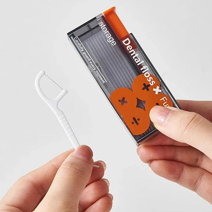 Portable Automatic Floss Dispenser with 10 Sticks by HitMyNeed
