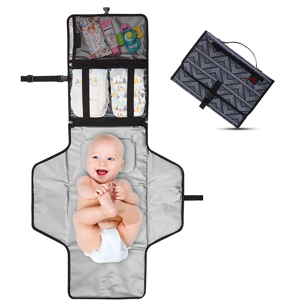 Portable Baby Changing Pad Diaper Bag with Pockets by HitMyNeed