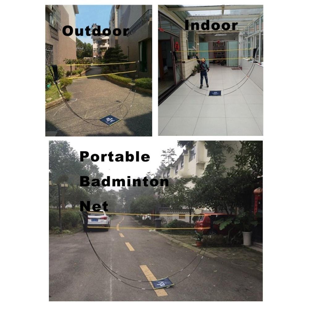 Portable Badminton Net Set with Carry Bag by HitMyNeed
