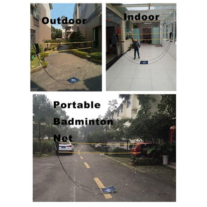 Portable Badminton Net Set with Carry Bag by HitMyNeed